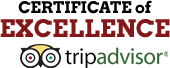 TripAdvisor Certificate of Excellence