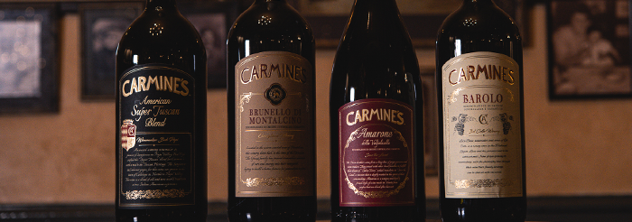 CARMINE'S RESERVE REDS COLLECTION
