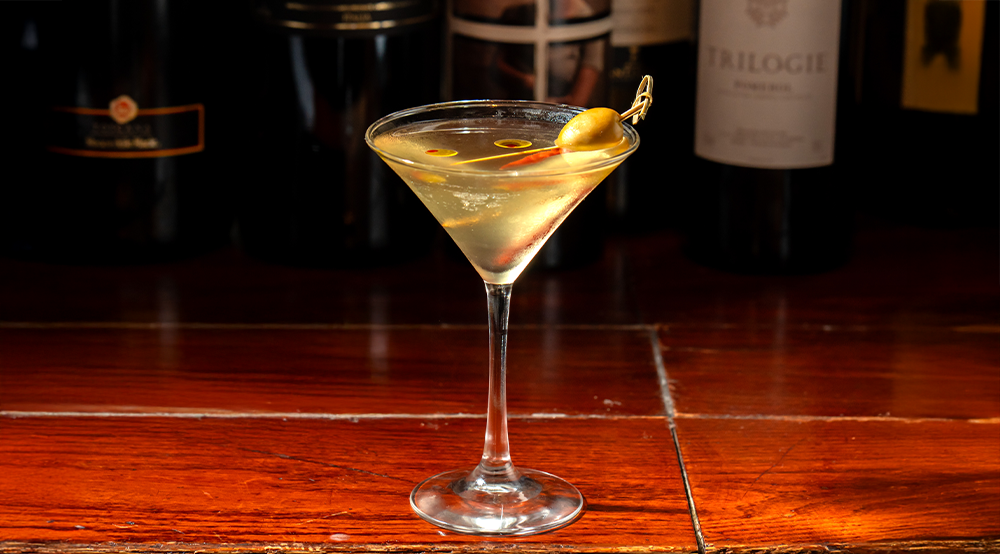 Hot & Dirty Martini