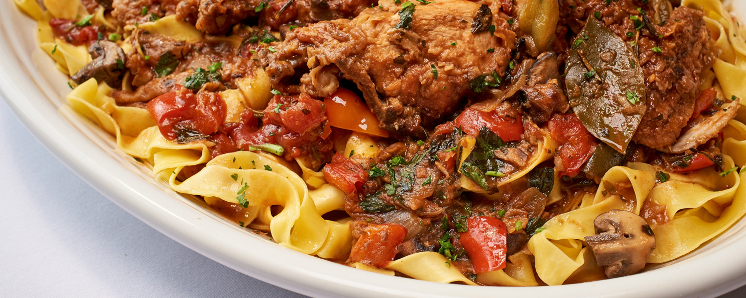 Authentic Chicken Cacciatore