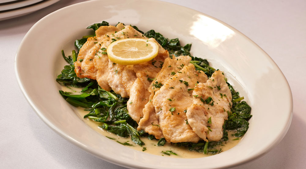 Chicken Scaloppine w/ Lemon & Butter