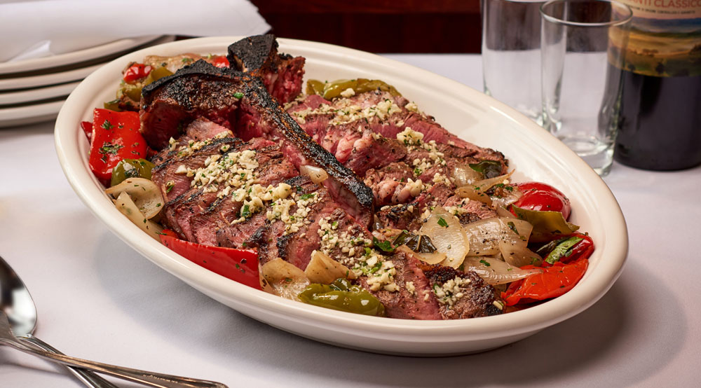 Porterhouse w/ Peppers & Onions*