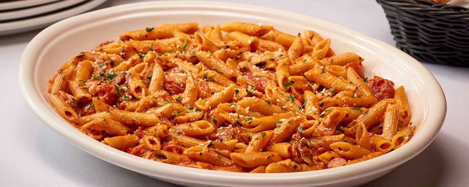 Quick Penne Vodka with Grilled Chicken