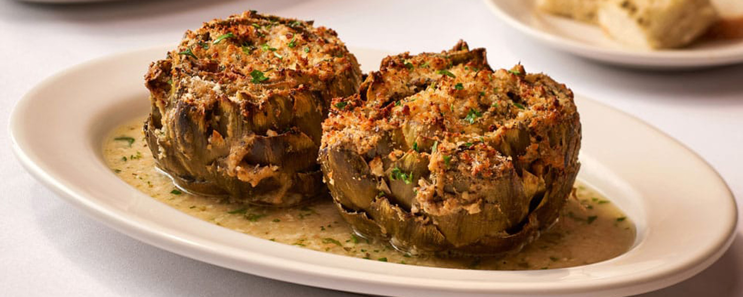 Stuffed Artichokes with Lemon-Parmesan Breadcrumbs