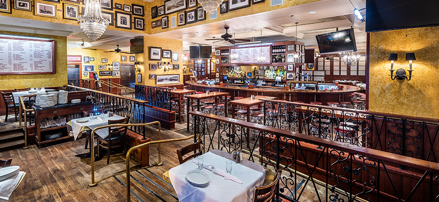Full View of Restaurant with Bar
