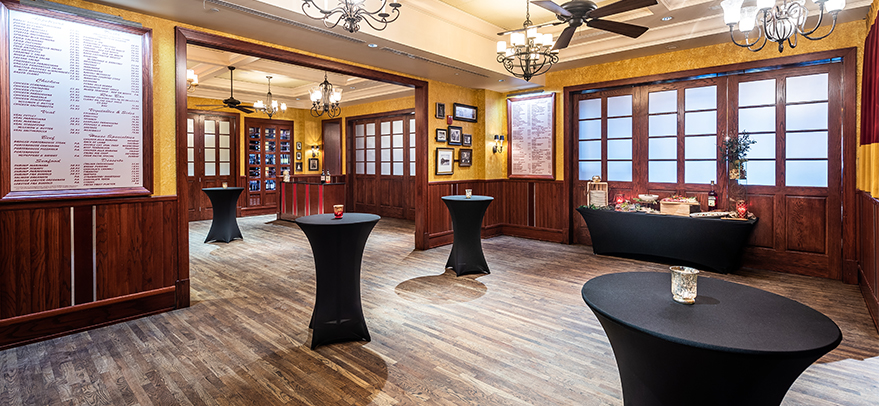 Side View of Cocktail Set-Up
