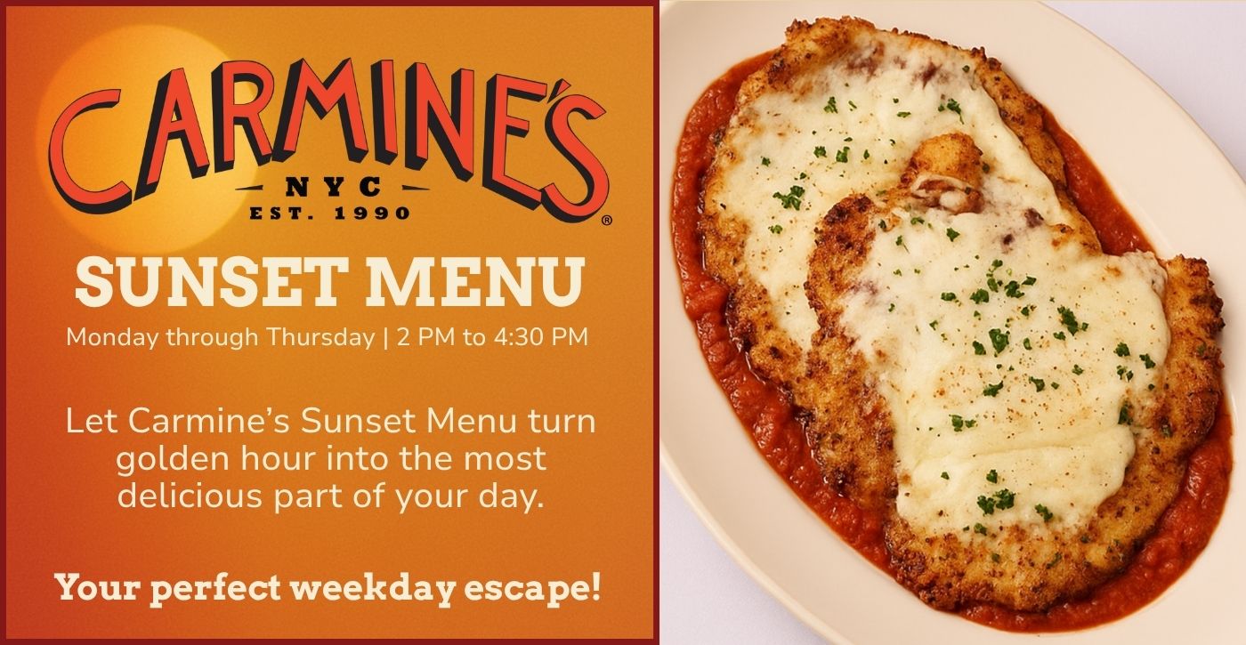 Carmine's Sunset Menu