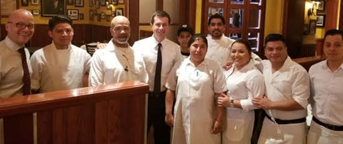 SPOTTED: Pete Buttigieg