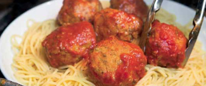 National Pasta Month Meatball Recipe
