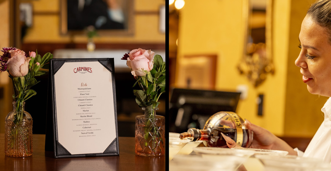 Rehearsal Dinner Ideas: The Sinatra Room at Carmine’s Times Square