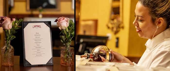 Rehearsal Dinner Ideas: The Sinatra Room at Carmine’s Times Square