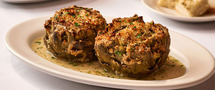 Stuffed Artichokes with Lemon-Parmesan Breadcrumbs
